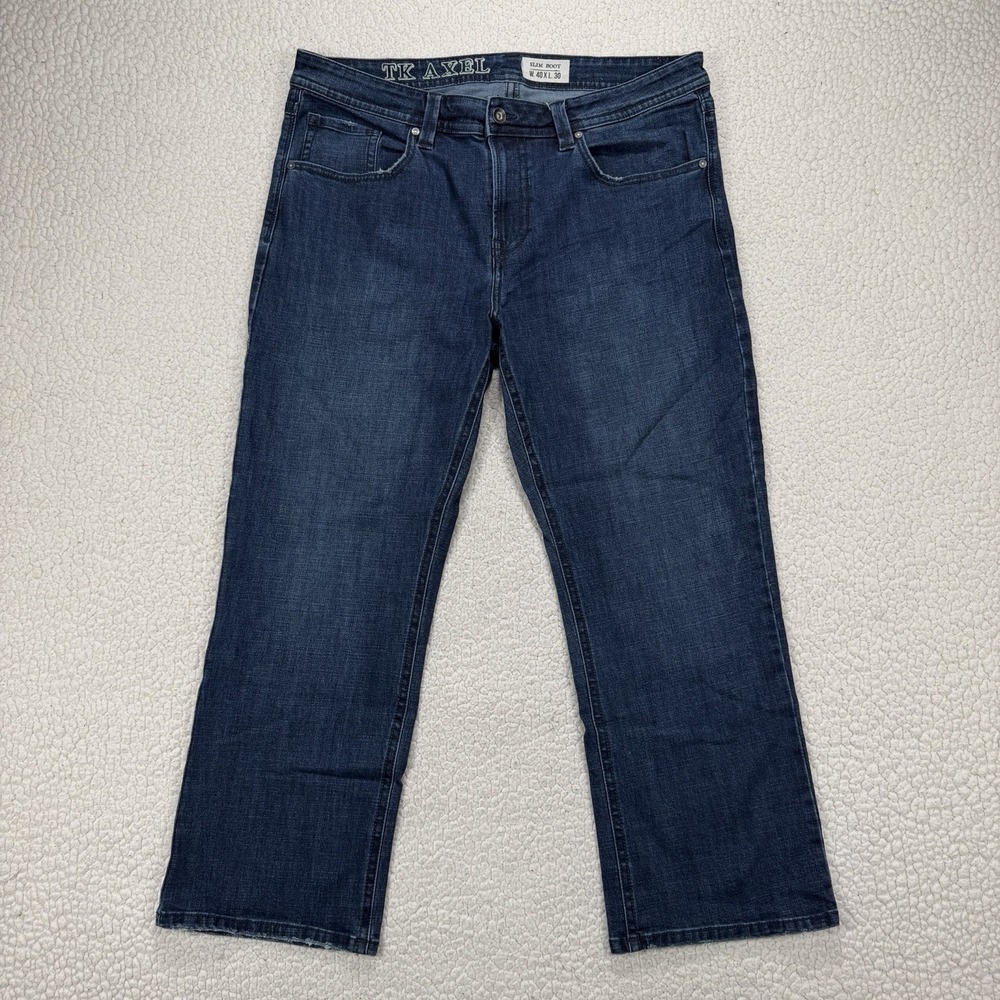 TK Axel Slim Boot Jeans Men's 40x30 (Actual 41x30) Western Rodeo Cowboy Casual